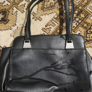 Liz claibourn black leather purse
